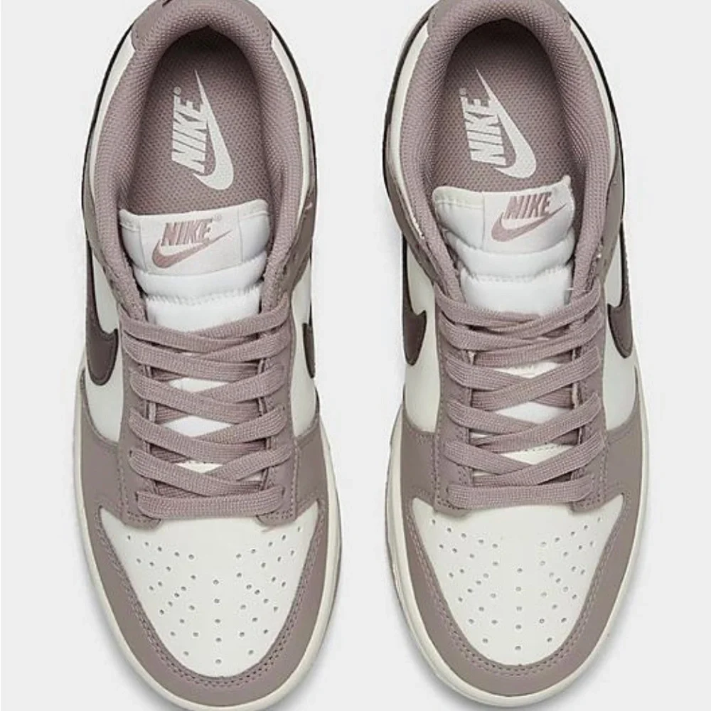 Nike Dunk Low Sneakers in Purple Eclipse - Picture 9 of 13